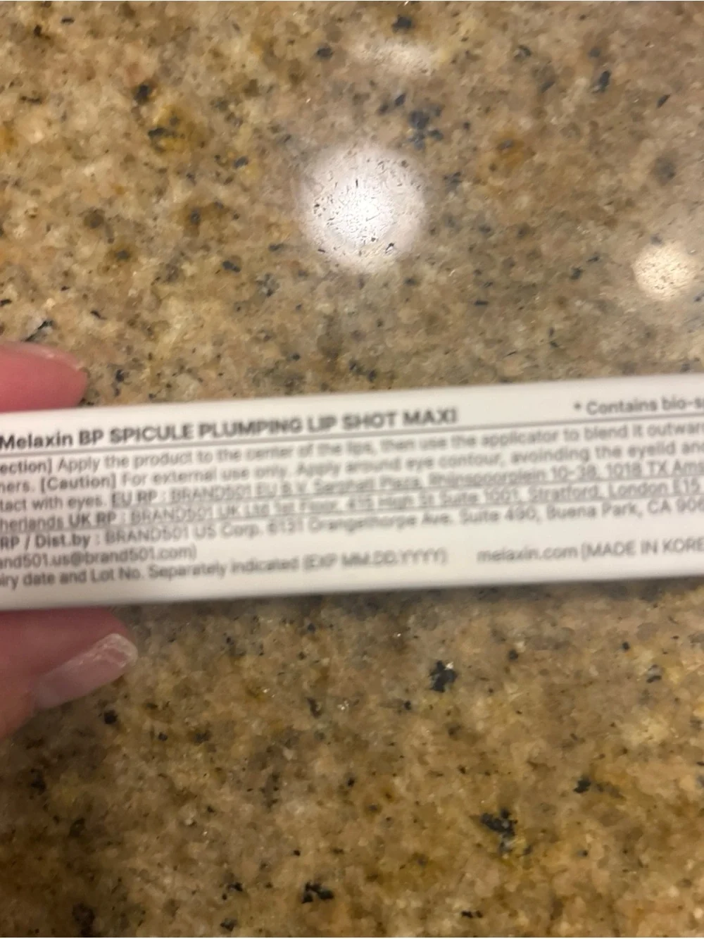 Dr. Melaxin BP Spicule Plumping Lip Shot – Liquid Microneedling Lip Plumper, 4ml